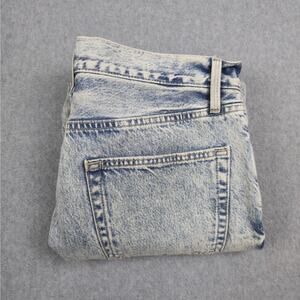 FRAME Womens 30 Le Original High-Rise Straight Leg Button Fly Acid Washed Jeans